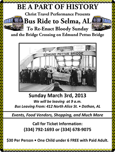 Bus trip to Selma
