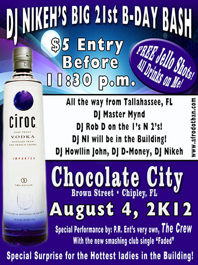 DJ Nikeh B-Day Bash at Club Chocolate City